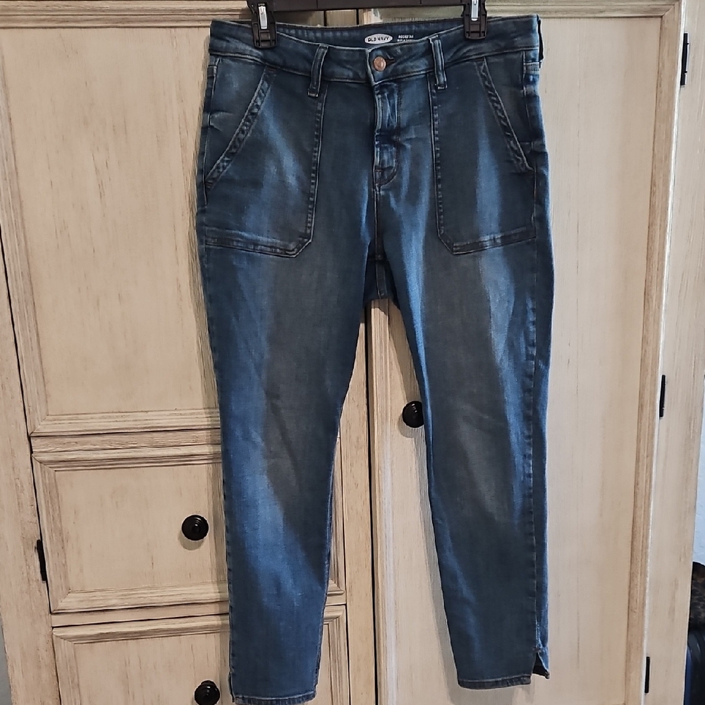 Old Navy ROCKSTAR Dark Blue Jeans